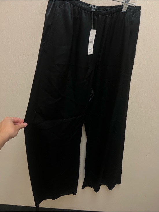 J. Crew Pants - J. Crew Black Wide-Leg Pull-On Pants